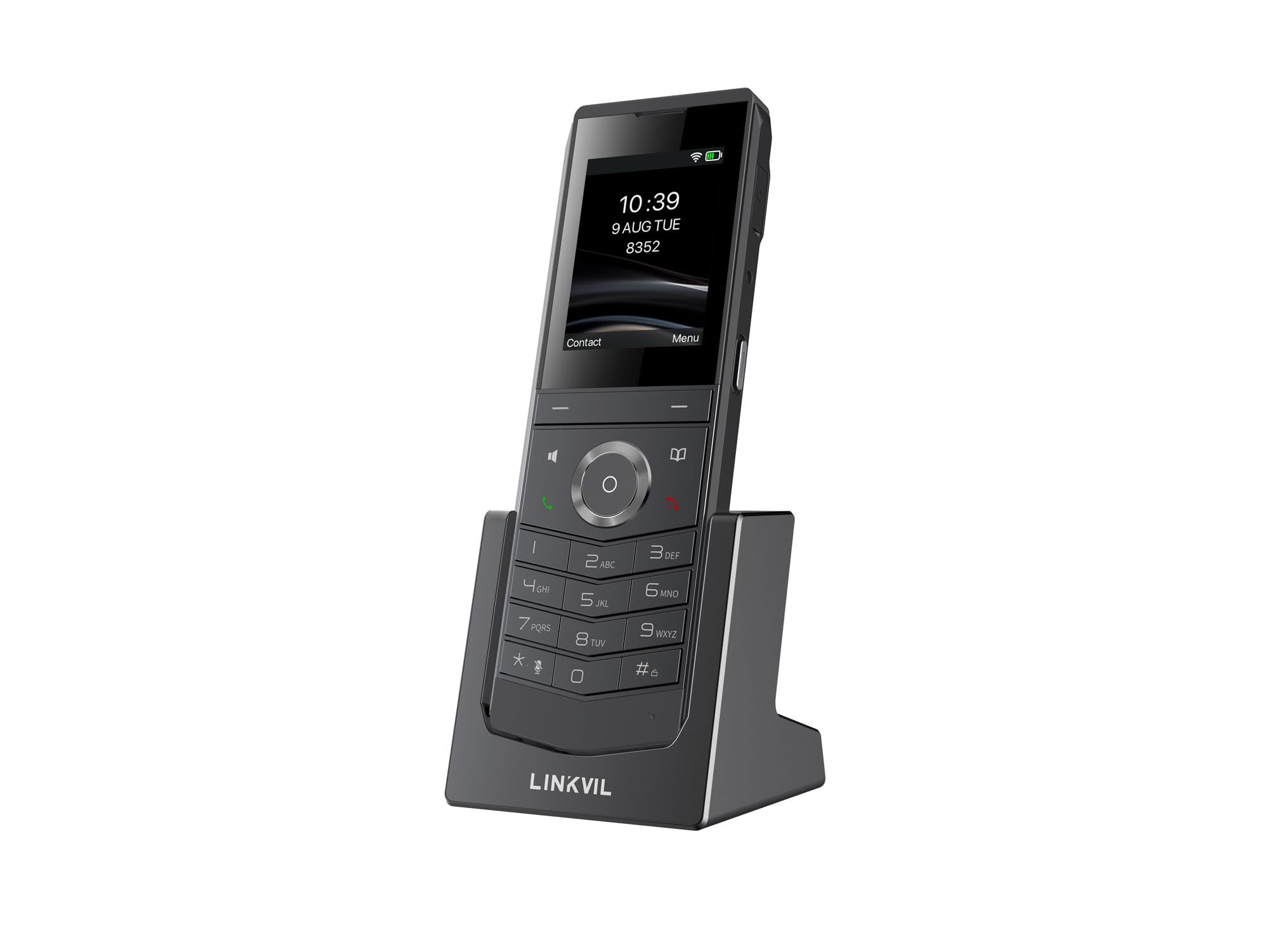 Fanvil W611W V2・IP-Mobiltelefon・Schwarz・Kabelloses Mobilteil・4 Zeilen・1000 Eintragungen・LCD (W611W V2)