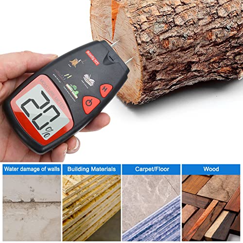 Aoefg Hy AOEFG HY- Moisture Meter, Wood Moisture Meter,Moisture Meter For Walls, Moisture Detector,Mold Detector thumb #3