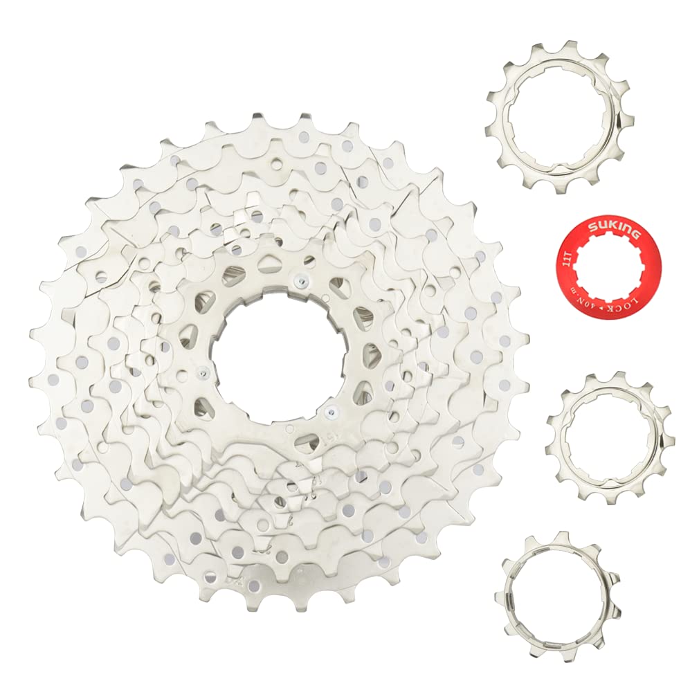 CYSKY Cassette 10 Vitesses 11-25T/11-28T/11-32T/11-36T/11-40T/11-42T Cassette Compatible avec Shimano Sram Sunrace, adaptée pour VTT, vélo de Route (Poids léger)