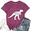 TTwenties-Women-Auntie-Saurus-T-Shirt-Funny-Auntie-Dinosaur-Gift-Shirt-Casual-Aunt-to-Be-Gifts-Tee-Shirt T&Twenties Women Auntie Saurus T-Shirt Funny Auntie Dinosaur Gift Shirt Casual Aunt to Be Gifts Tee Shirt Purple