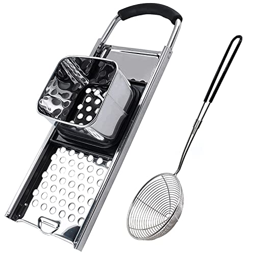 KEISSCO Stainless Steel Spaetzle Maker with Comfort Grip Han...