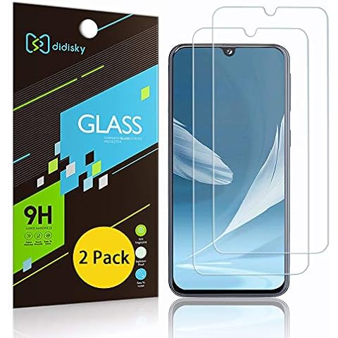 Didisky [2 Pack Tempered Glass Screen Protector for Samsung Galaxy A40, Anti Scratch, 9H Hardness, No Bubbles, High Definition, Easy To Apply Cover