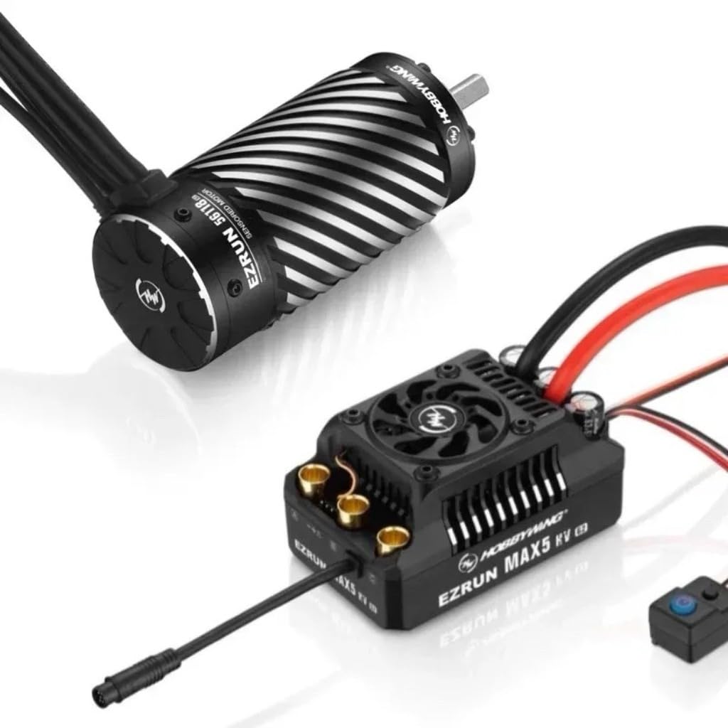 Amazon.com: HOBBYWING EZRUN MAX5 HV G2-56118SD G2 Combo (EZRUN