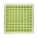 Polycarbonate Freezer Boxes, Polycarbonate CryoBox Vial Rack, Freezer Storage, 9 x 9 Array, 81 Place, 130mm Length x 130mm Width x 52mm Height. Fit for 2ml Cryostorage Freezing Box (Pack of One)