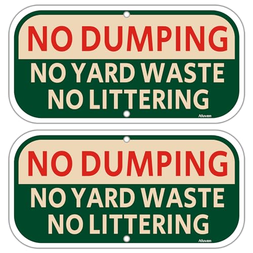 Panneaux No Littering contre les dépôts sauvages faciles à installer
