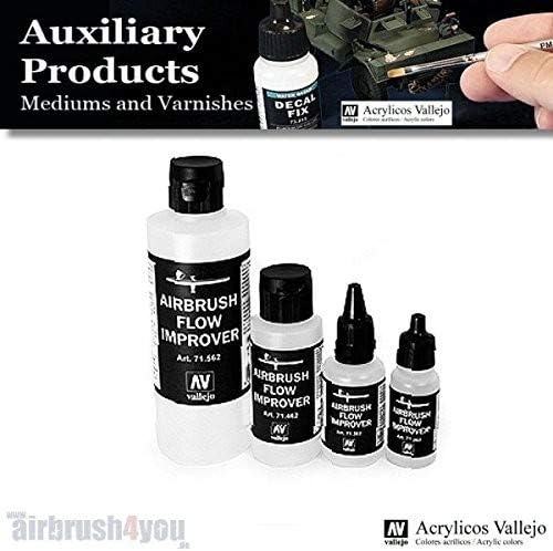 Vallejo Airbrush Flow Improver 60ml Paint Set