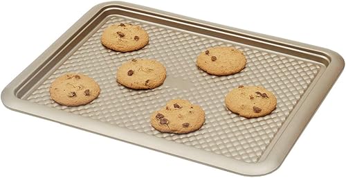 Miniatura 9 de Home Basics Aurelia Sartén antiadherente de acero al carbono en oro (Square 9.75" x 2")