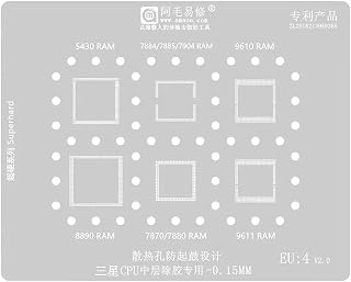Eu4 | Series CPU Bga Stencil Reballing for Exynos 1080 2100 9610 7885 9820 880 8890 7880 990 9815 9609 8895 3475 7580 CPU New 2026 High for Reliable Electronic Component