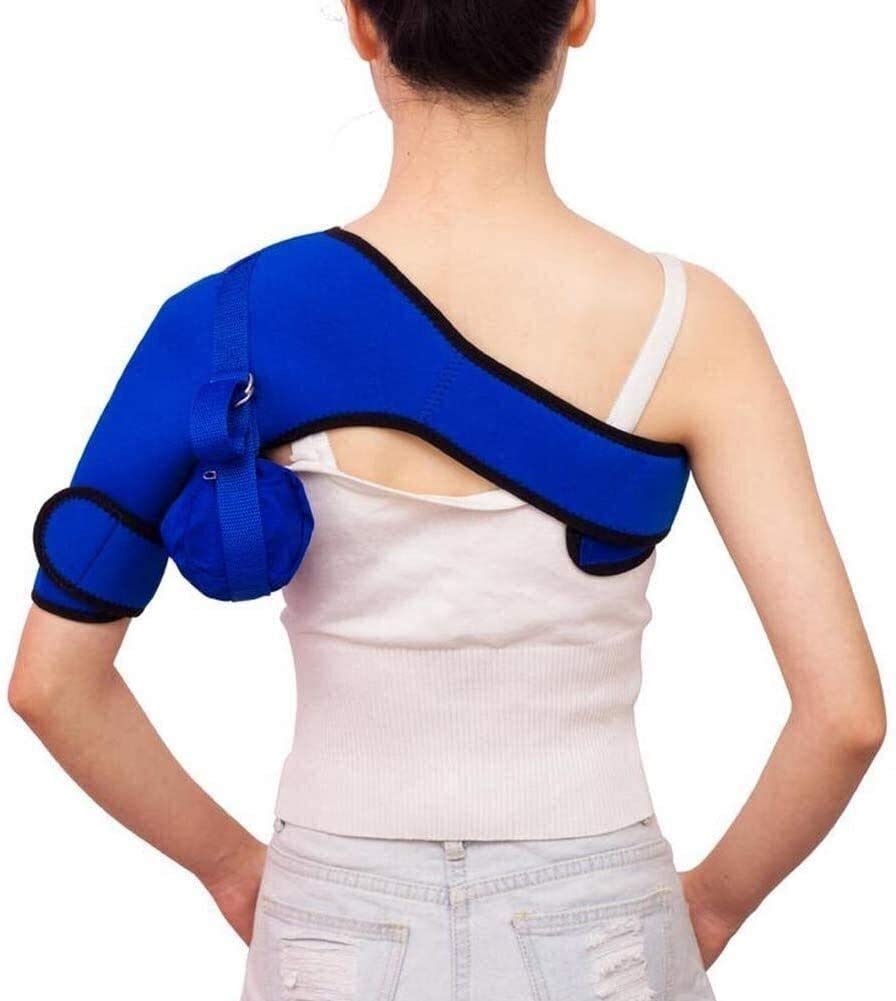 Soportes para el Hombro, Soporte para el Manguito rotador de la Eslinga del Brazo para Hombres y Mujeres Manga de compresión del Hombro con Almohadilla de presión Ideal para la articulación