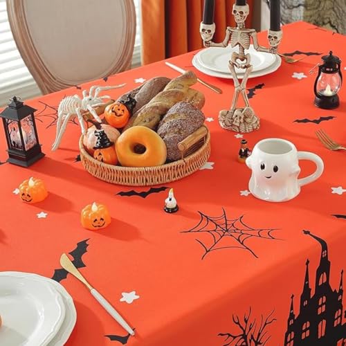 Nappe d'Halloween lavable pour protéger la table des taches de fête - 7