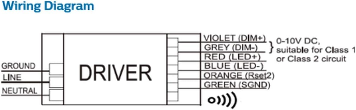 Advance XI054C150V054BST1 Xitanium 0-10V Dimming LED Driver, 54W, 27-54Vdc, 120-277V