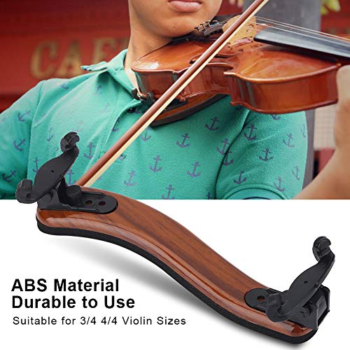 Drfeify 3/4 4/4 Violin Shoulder Rest, Adjustable Violin Shoulder Rest With Rubber Pad #TOP6