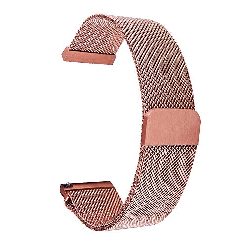Bracelet de montre avec boucle en acier inoxydable robuste 14mm-24mm
