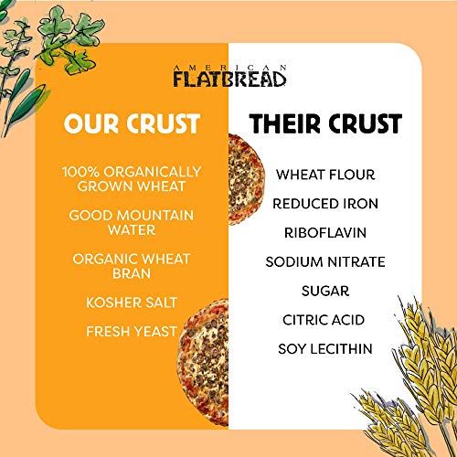 American Flatbread Frozen Premium Cheese And Herb Pizza, 13.8 Oz (Pack Of 6) | Handmade | Wood-Fired | Thin And Crispy #TOP6