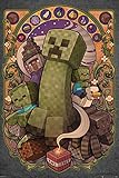 poster minecraft a imprimer Se envía en un tubo de cartón para asegurar la entrega en perfectas condiciones.