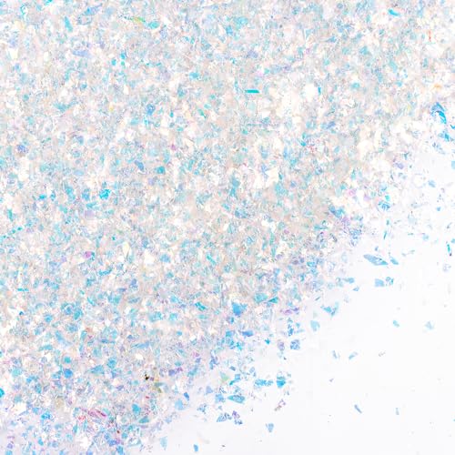 VEYLIN 200 Grams Fake Artificial Snow Flakes, White Snowflakes for Christmas Party Home Decoration