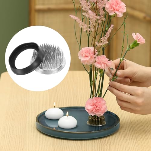 Kenzan ikebana en inox pour composer et stabiliser vos bouquets de fleurs - 6