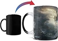 Vista 2 de Morphing Mugs Hogwarts Legacy Obra de arte oficial – Mundo mágico de Harry Potter – Una taza de cerámica que cambia de color de 11 oz – Imagen