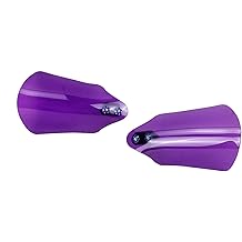 透明紫色 100% 新款亚克力手柄制动离合器手柄手动控制挡风玻璃风导流板适合哈雷戴维森软尾 Dyna Sporster Touring（紫色）