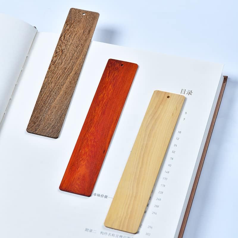 Wood ornaments jewelry Lucky mascot 中国风复古木质红木书签logo镂空图案木制创意工艺品商务礼品(大叶楠)