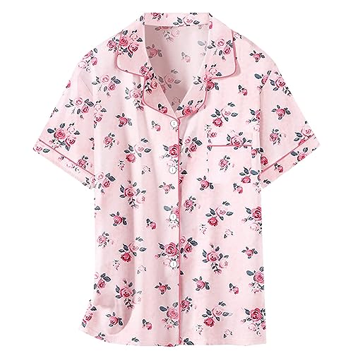 Image of Girls & Womens Satin Pajamas Set, Silk Button-Down Sleepwear 2 Piece Nightwear, 3 Years - Women XXL