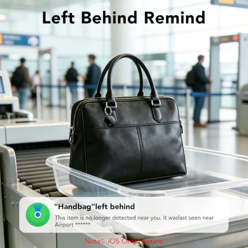 Miniatura 5 de Smart Tag 4 Unidades para Android e iOS, Bluetooth Tracker para Llaves, Maletas, Cartera, Mochila y Bolso, Tracker Tag 120 dB, Red de Búsqueda Global, Compartición Familiar, IP67, Sin Suscripción