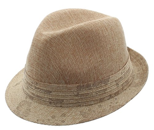 Fedora tissé Ayres chapeau de paille homme femme été