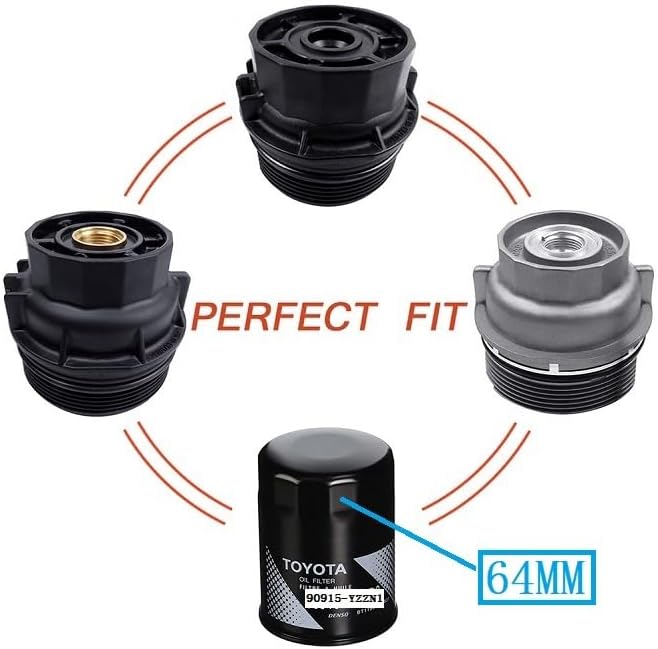 Miniatura 5 de Shonee Llave de filtro de aceite para Toyota, Lexus, RAV4, Camry, Tundra, Cruiser, Tacoma, Avalon, Highlander, Sienna, Scion, Prius, Corolla-2.531