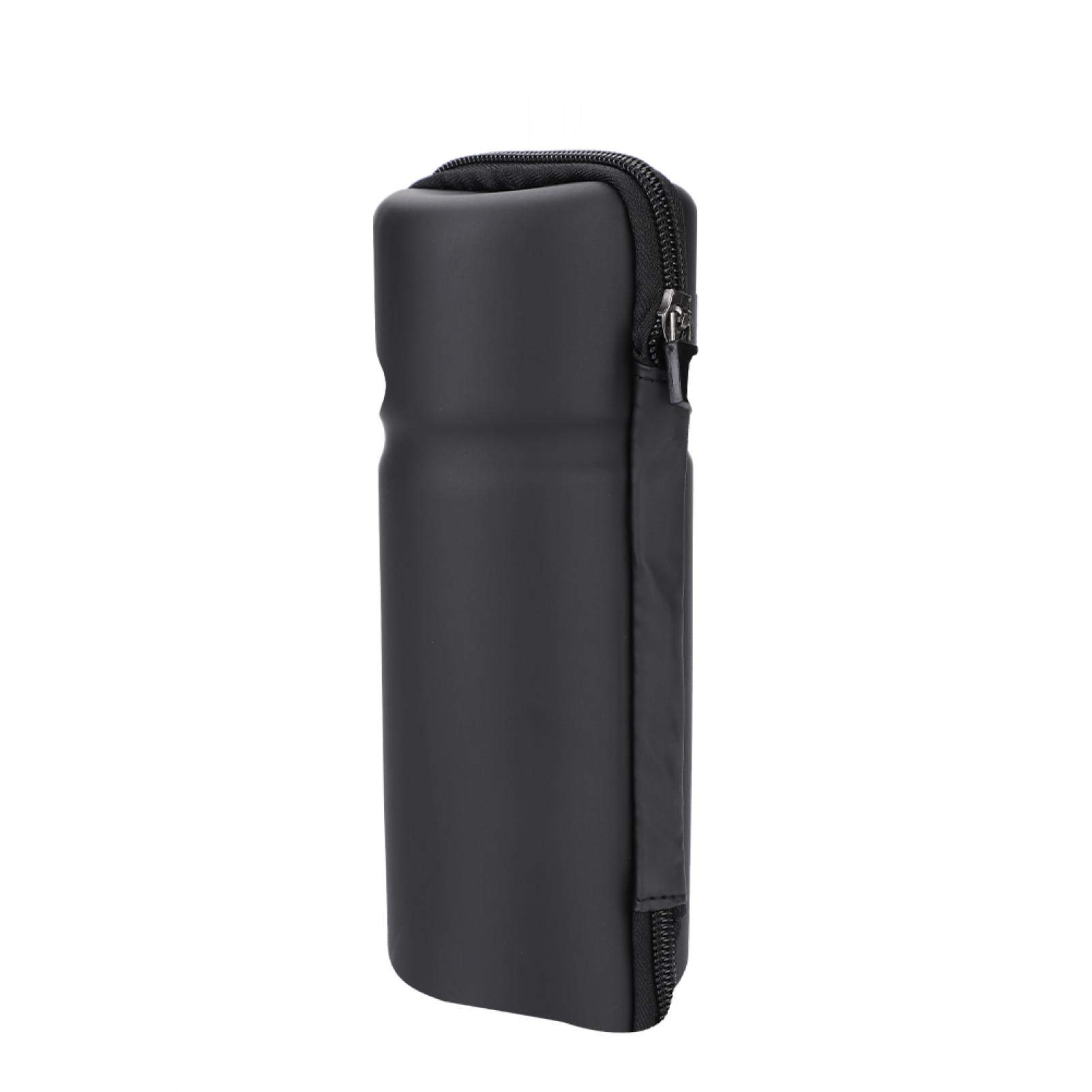 Eddwiin Bicycle Tool Bag - Cycling Accessory with Bottle Cage Storage (Large Pure Black)