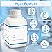 CryoKing Lab-Grade Agar Powder, Makes Over 1498 to 1666 Agar Petri Dishes, Gel Strength 800-1100 g/m2 (68°F), for Lab Research, 500g/Bottle(1.1 lb.)