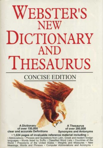 Webster'S New Dictionary And Thesaurus