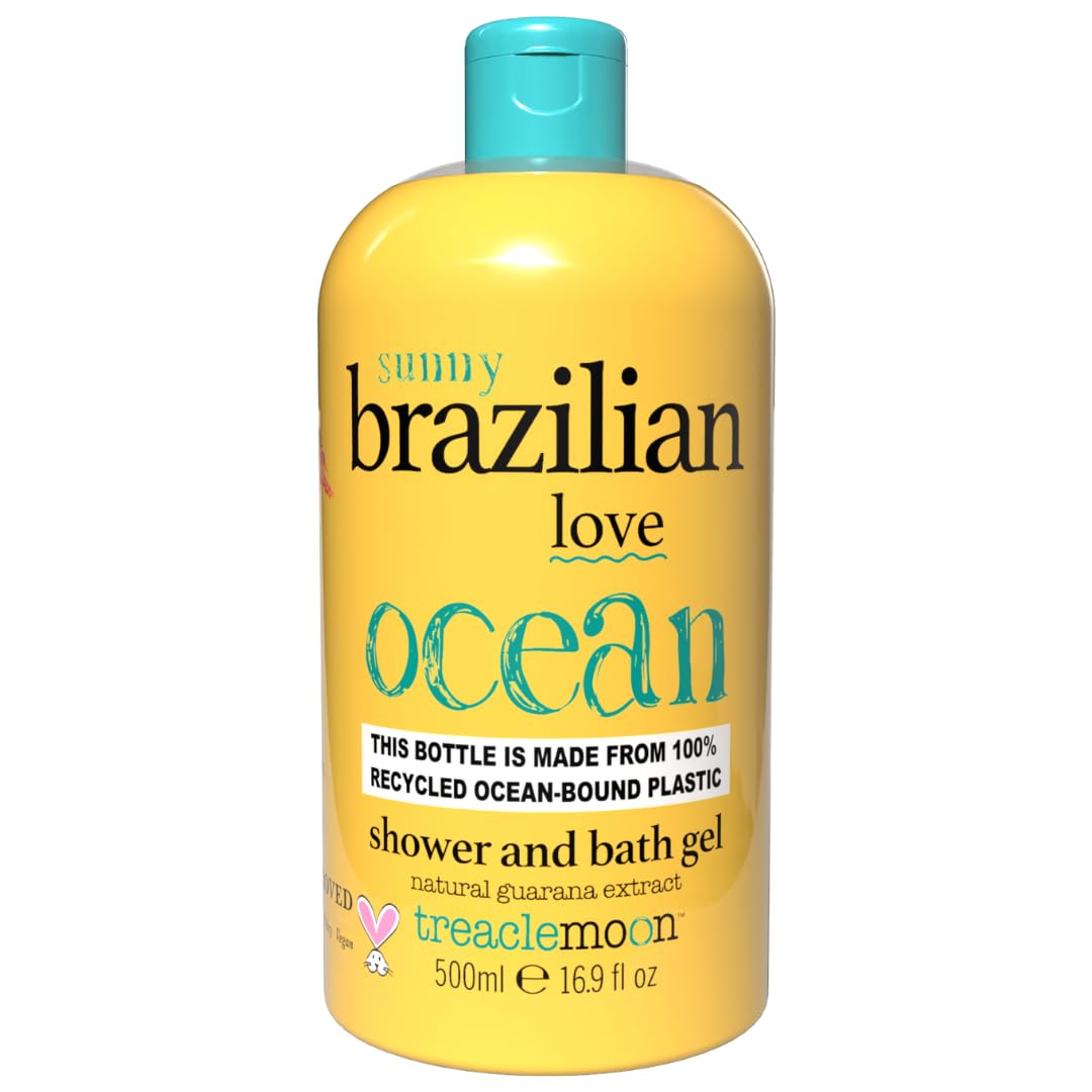 Brazilian Love Bath and Shower Gel, 500ml | Brazilian Citrus and Guarana Extract | Gentle & Indulgent | Long-Lasting Fragrance | Dermatologically Tested | Vegan & Cruelty-Free