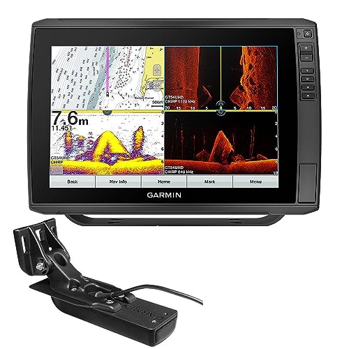 Image of Garmin ECHOMAP Ultra 122sv with GT56UHD-TM Transducer, 12 inch Touchscreen Chartplotter /Sonar Combo with Worldwide Basemap and Added High Def Scanning Sonar
