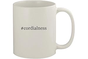 Cordialness White Ceramic Coffee Mug