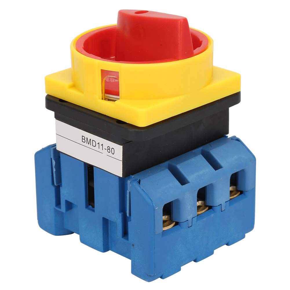 80A/100A Load Circuit Breaker Switch 3-Pole 2-Position Cam On Off Power Switch (80A)