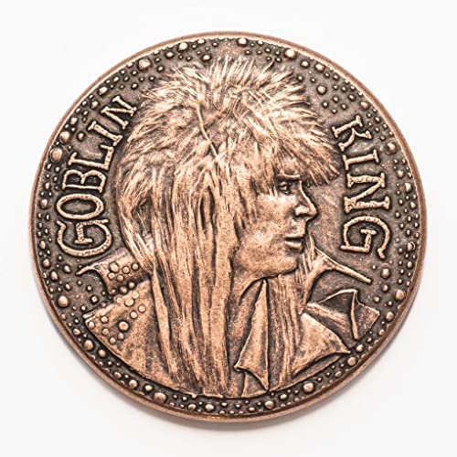 Moneda de Cobre Labyrinth Goblin King Jareth miniatura 1
