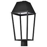 20 Inch Matte Black Outdoor Post Light by Nuvo – view 1