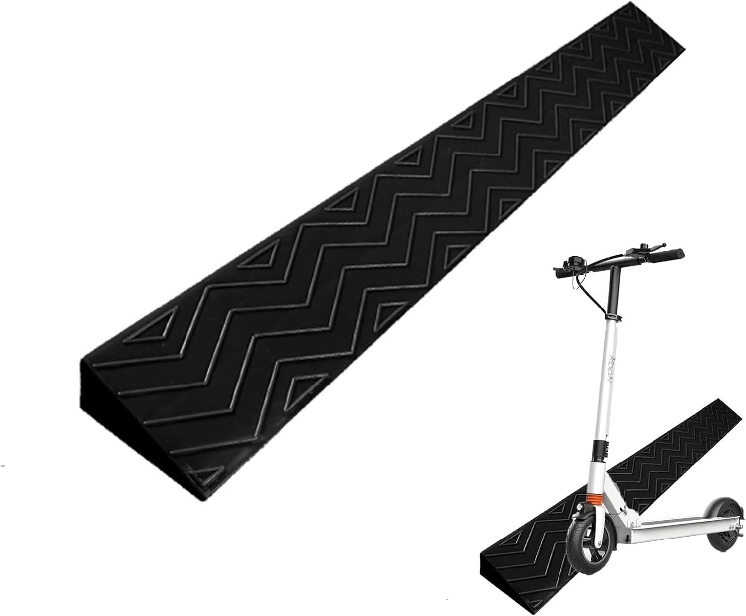 Kanduo Rampa podjazdowa Podjazd dla dzieci, podjazd rodzin bez barier, do łazienki, plastikowa mata schodkowa(Svart,10 * 4cm/4 * 1.5in)