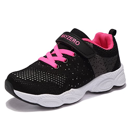 MAYZERO Kids Tennis Shoes Breathable Running Shoes Lightweight Athletic Sneakers Walking Shoes Fashion Sneakers for Boys and Girls