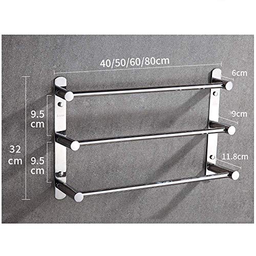 Tige de suspension multicouche haut de gamme en acier inoxydable 60cm