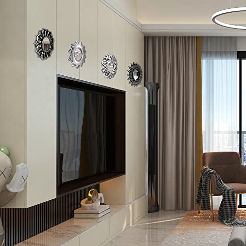 Zexuiru Small Mirrors Wall Décor Set Of 4 | Gold Round Mirrors For Room & Home Decor | Accent Mirrors Wall Art For Living Room, Bedroom & Dinning Room | Decorative Mirrors… #TOP3
