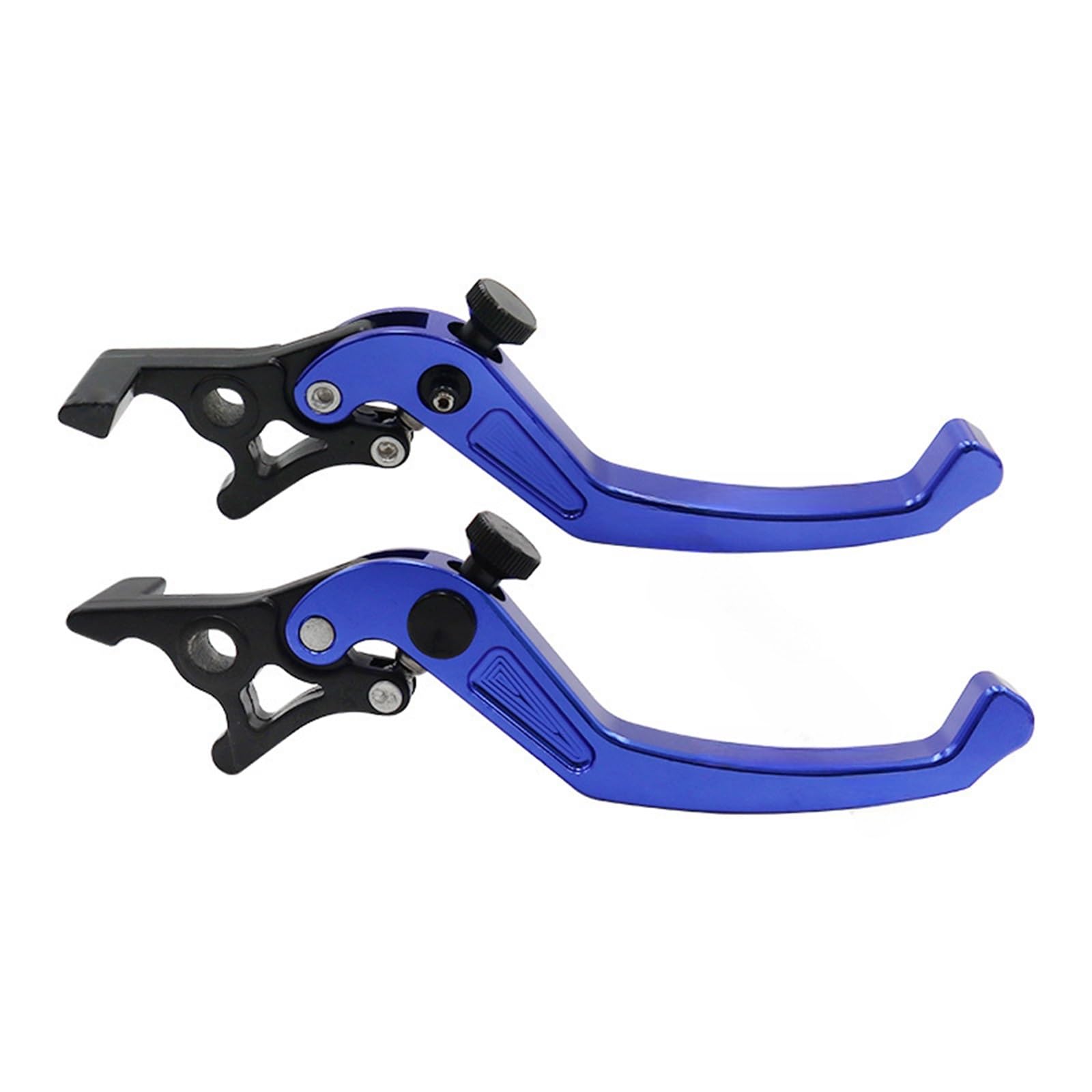 Hsyduhae A Motorbike Brake Levers Motorcycle Double Disc Brake Universal Cnc Djustable Size Luminum Handle Lever Motorbike Modification Ccessories(A)