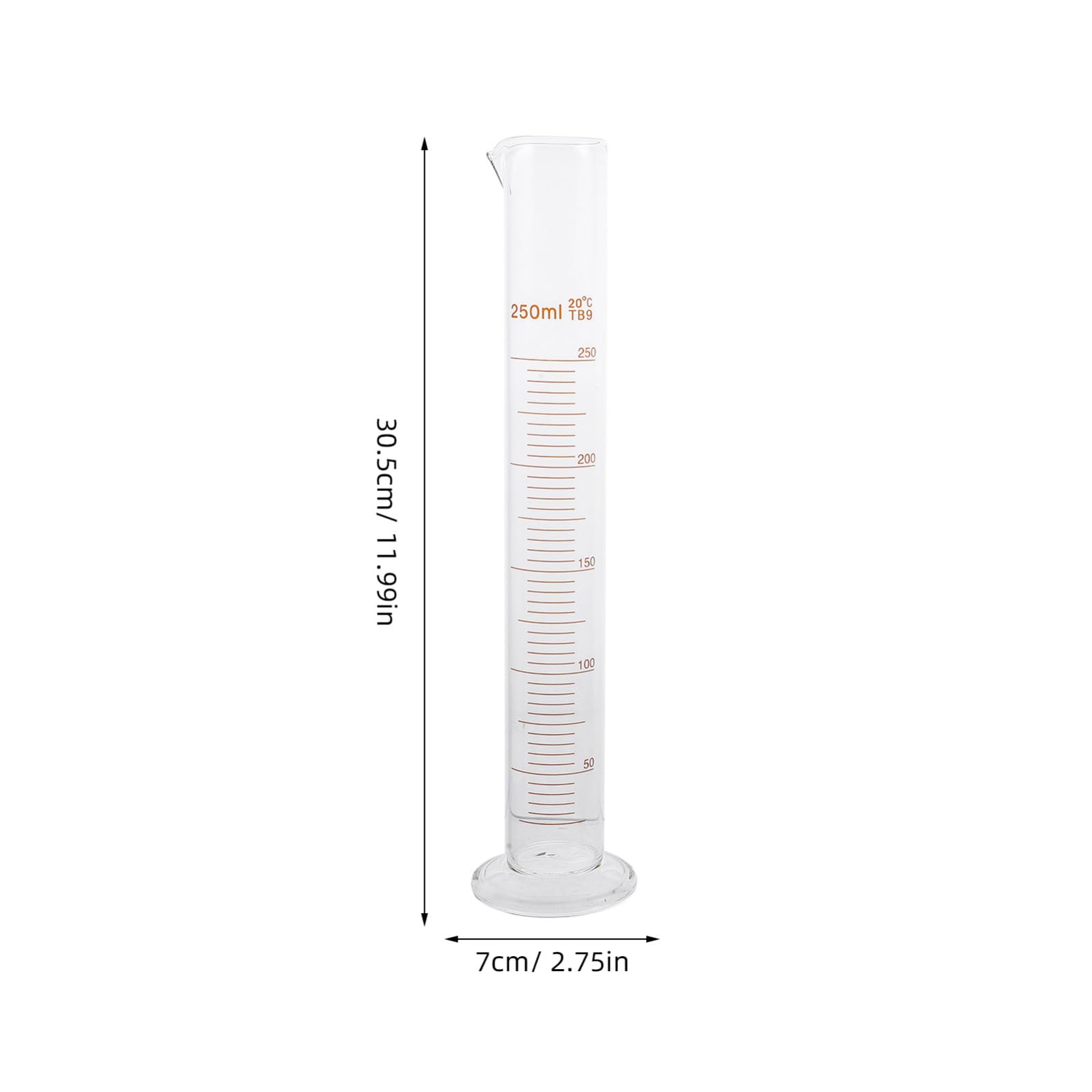 ULTECHNOVO 9piezas Cristalería Para Laboratorio Científico Incluye Vaso Medidor Escala Probeta Graduada De Vidrio y Matraz Erlenmeyer Para Experimentos Casa o Escuela