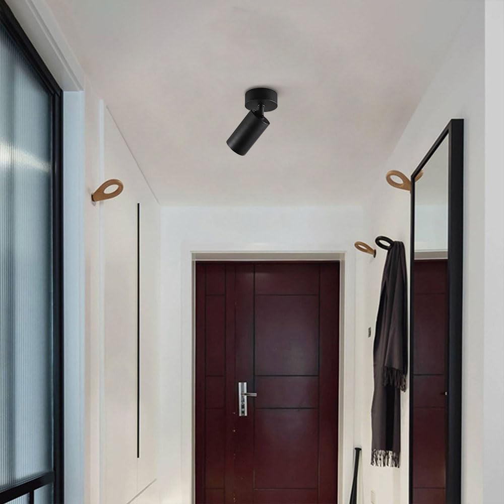 Faretti da incasso, faretti da soffitto, faretti da soffitto a LED, faretti da soffitto orientabili a 360°+90°, faretti direzionali, lampade d'accento, illuminazione for quadri, montaggio a filo moder