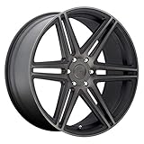 DUB 1PC 22' Inch 6x135 Wheel Rim S123 Skillz 22x9.5 +30mm Black Double Dark Tint