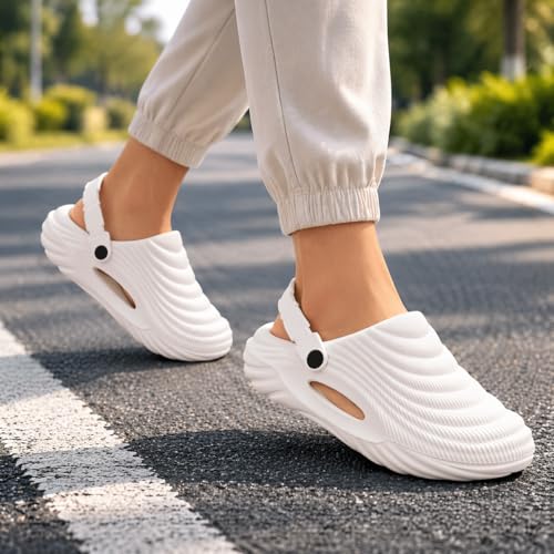 PeniLo Garden Clogs, White - Image 3