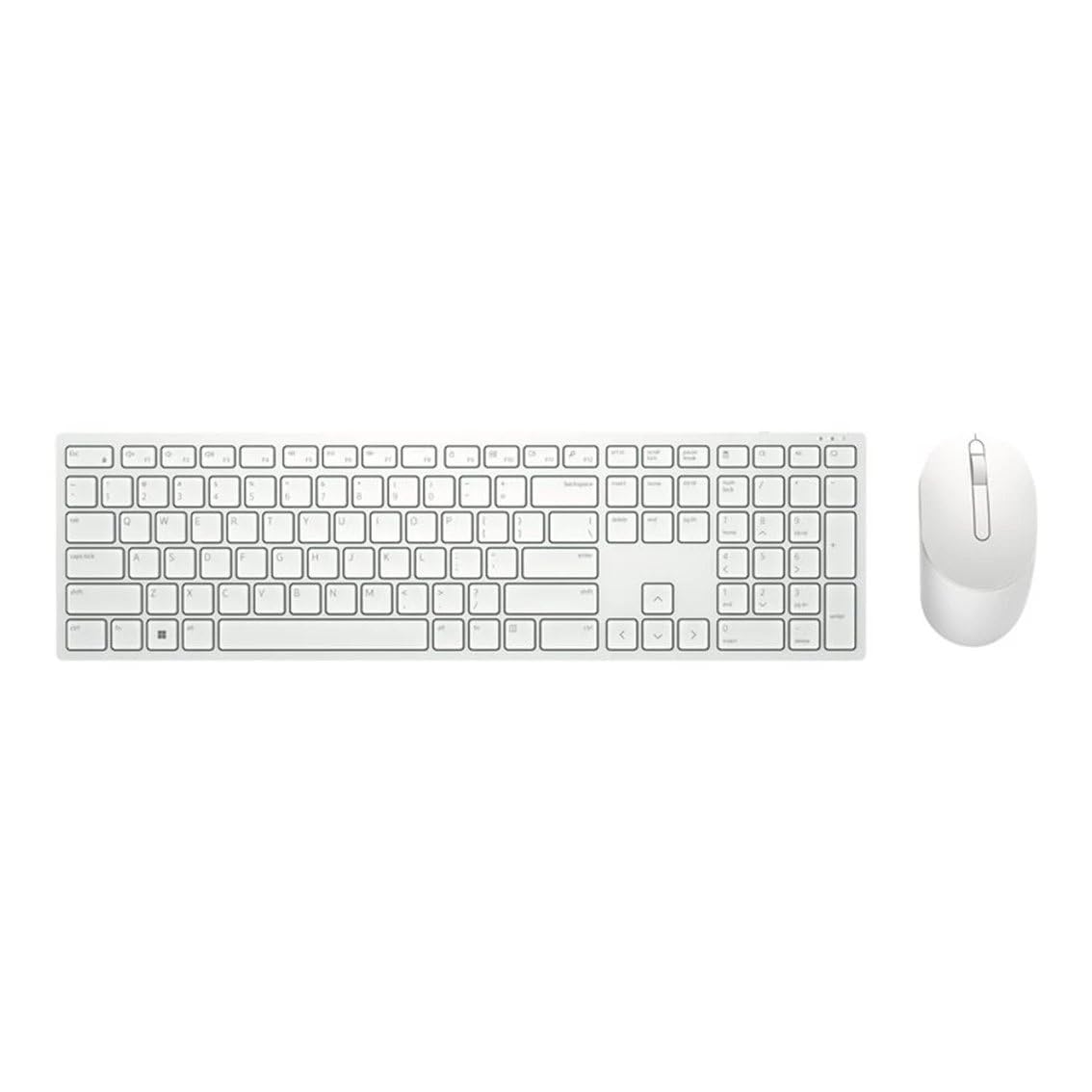 DELL KM5221W-WH teclado Ratón incluido RF inalámbrico QWERTY Español Blanco