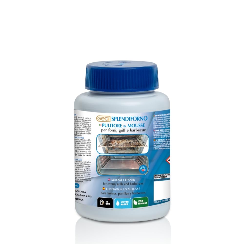 GEAL Splendiforno. Mousse per forni, grill e barbecue. 700 Grammi