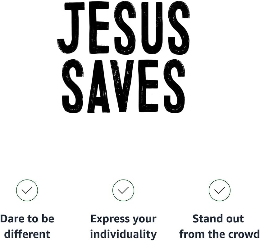 Jesus Saves Tank - Minimalist Workout Tank - Quote Jersey Tank