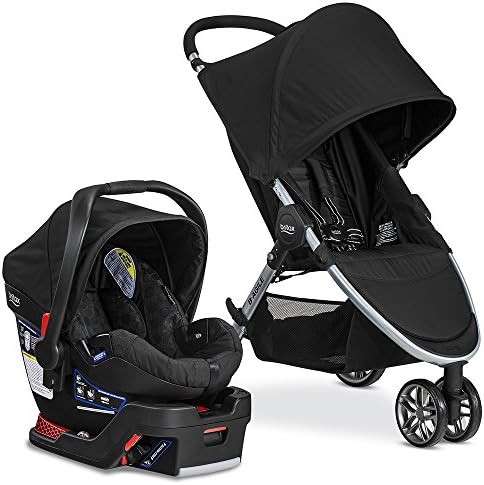 Britax 2017 B-Agile 3 Stroller & B-Safe 35 Infant Car Seat - Raven